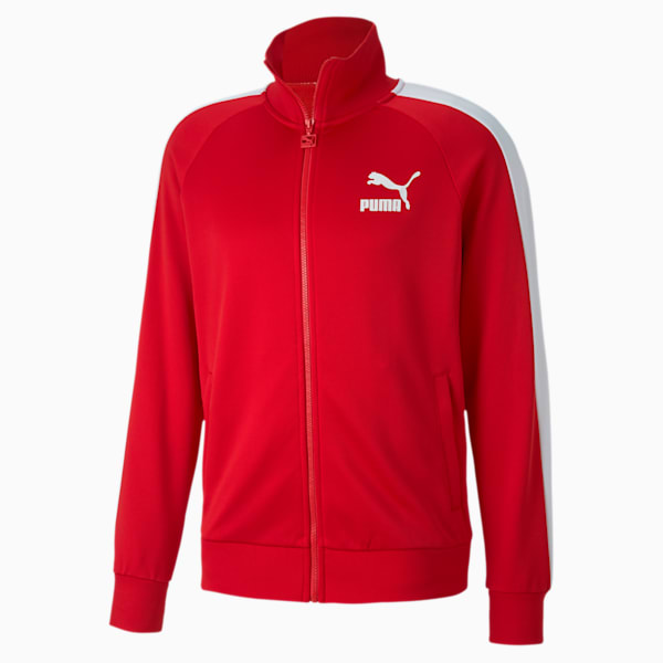 Iconic T7 Men's Track Jacket, High Risk Red, extralarge