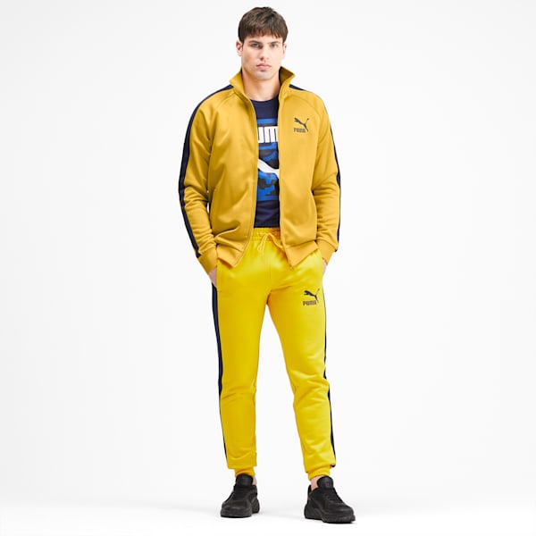 Iconic T7 Men's Track Jacket, Sulphur, extralarge