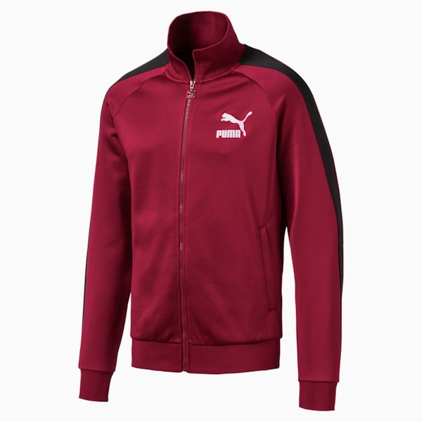 Iconic T7 Men's Track Jacket, Rhubarb, extralarge-IND