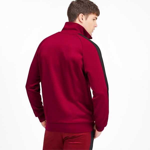 Iconic T7 Men's Track Jacket, Rhubarb, extralarge-IND