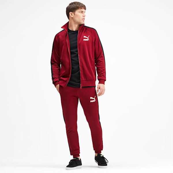 Iconic T7 Men's Track Jacket, Rhubarb, extralarge-IND