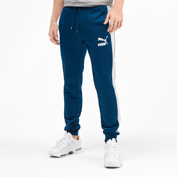 Iconic T7 Men's Track Pants, Gibraltar Sea, extralarge