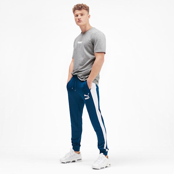 Iconic T7 Men's Track Pants, Gibraltar Sea, extralarge