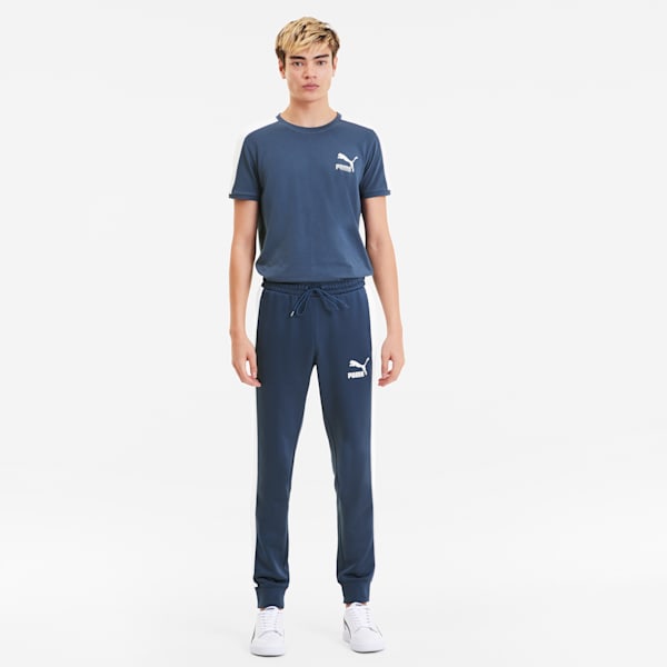 Iconic T7 Men's Track Pants, Dark Denim, extralarge