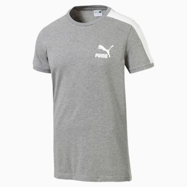 Iconic T7 Men's Tee, Medium Gray Heather, extralarge