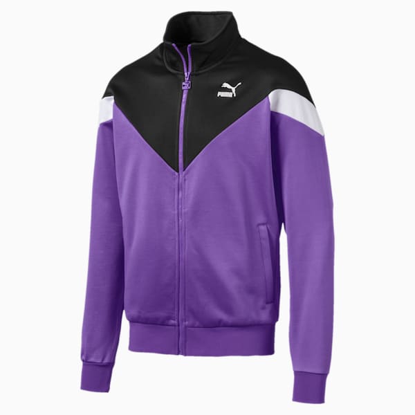 Iconic MCS Men's Track Jacket, Purple Glimmer, extralarge