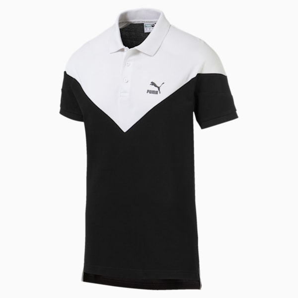 Iconic MCS Men's Pique Polo, Puma Black, extralarge