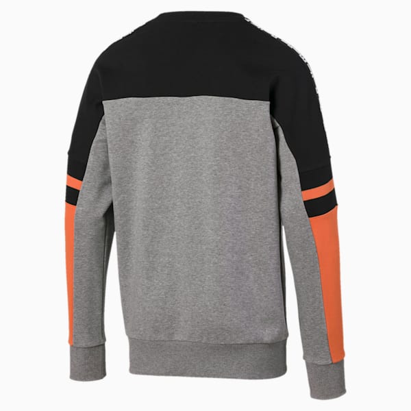 PUMA XTG Men's Crewneck Sweatshirt, Medium Gray Heather, extralarge