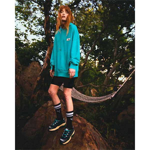 PUMA x RHUDE Men's Hoodie, Blue Turquoise, extralarge