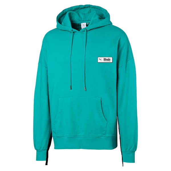 PUMA x RHUDE Men's Hoodie, Blue Turquoise, extralarge