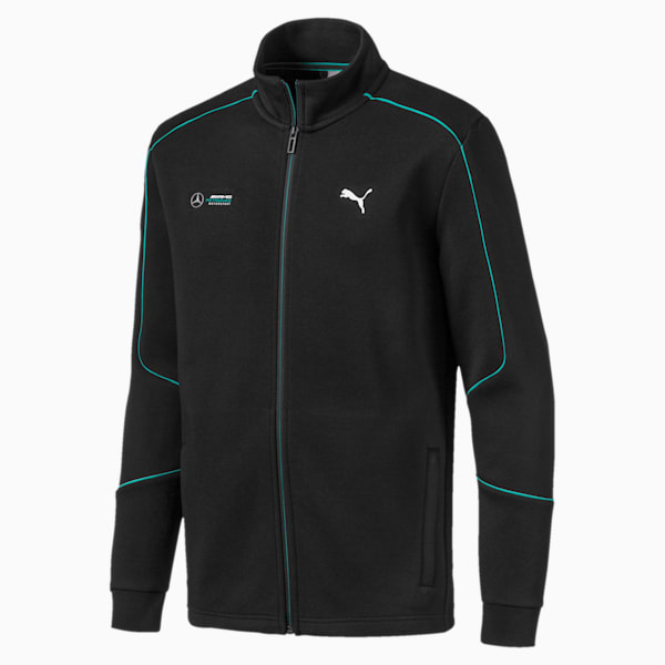 Mercedes AMG Petronas Men's Sweat Jacket, Puma Black, extralarge