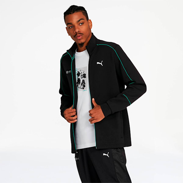 Mercedes AMG Petronas Men's Sweat Jacket, Puma Black, extralarge