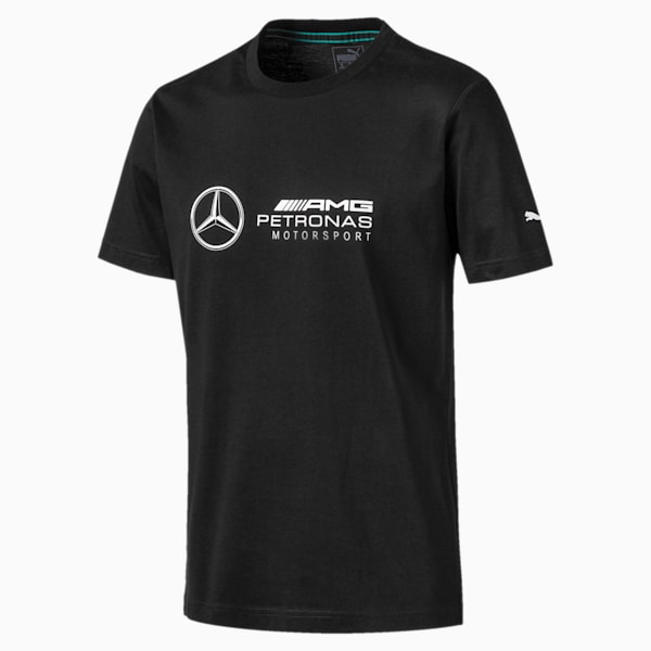 Mercedes-AMG Petronas Men's Logo Tee, Puma Black, extralarge