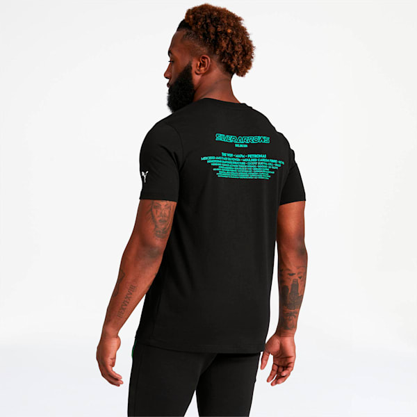 Mercedes-AMG Petronas Men's Logo Tee, Puma Black, extralarge