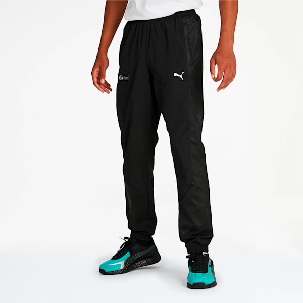 Mercedes AMG Petronas Street Men's Woven Pants, Puma Black, extralarge