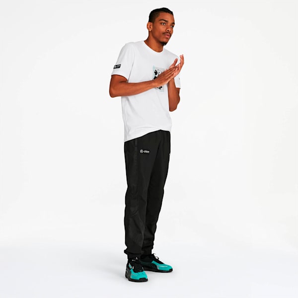 Mercedes AMG Petronas Street Men's Woven Pants, Puma Black, extralarge