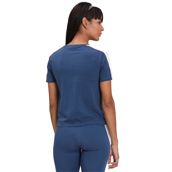 Classics Tight Women's Slim Fit Top, Dark Denim, extralarge-IND