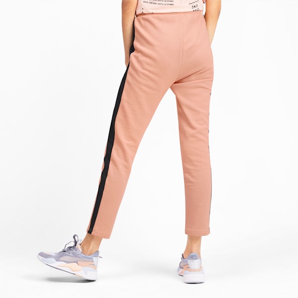 NEW Puma Women's Classics T7 Track Pants - Bubblegum Pink / White