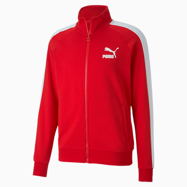 Iconic T7 Men's Track Jacket, High Risk Red, extralarge
