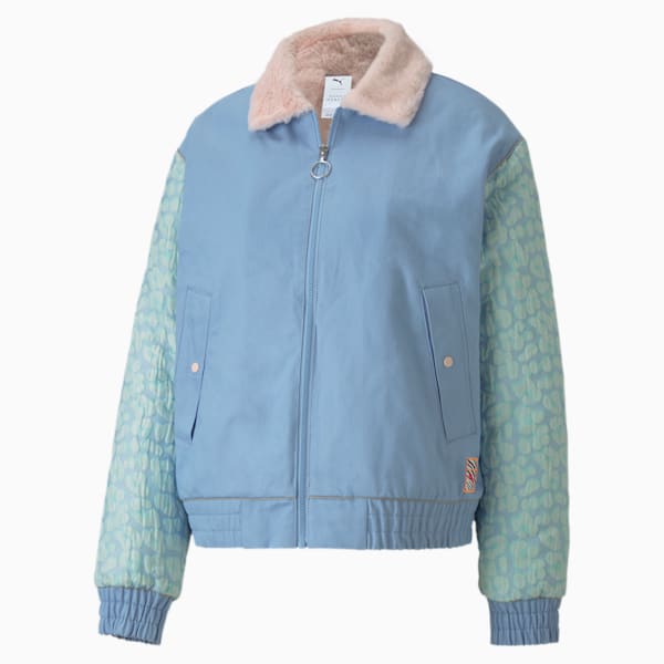 PUMA x SOPHIA WEBSTER Women's Bomber Jacket, Dream Blue, extralarge