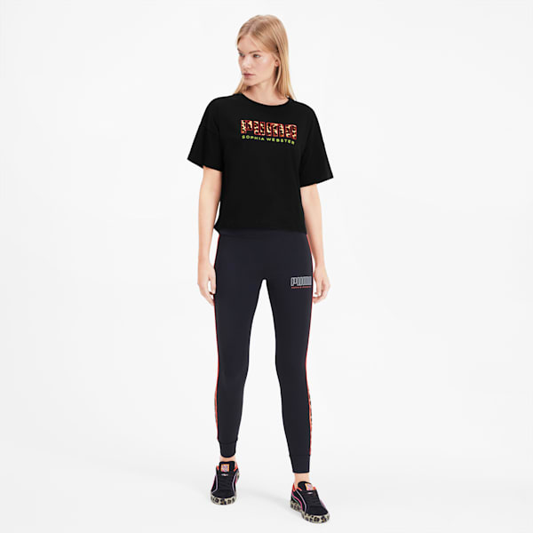 PUMA x SOPHIA WEBSTER Women's Tee, Puma Black, extralarge