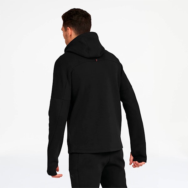 Ferrari Men's Hooded Sweat Jacket, Puma Black, extralarge