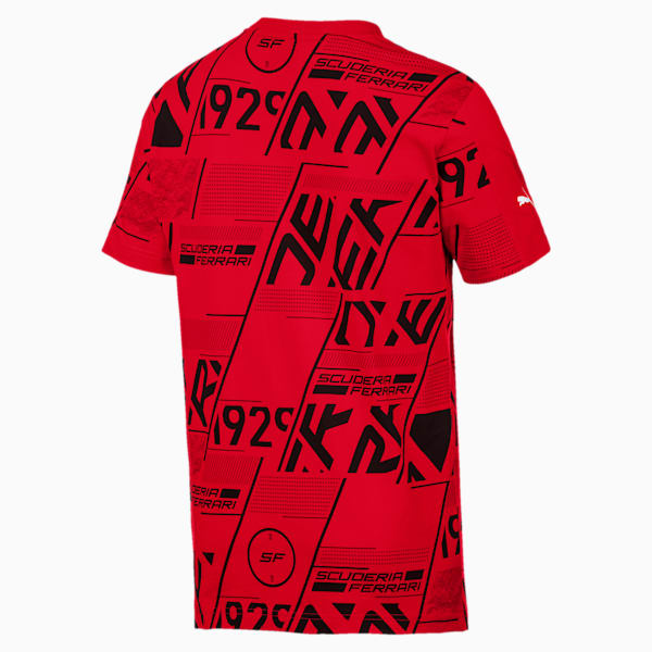 Scuderia Ferrari Men's AOP Tee, Rosso Corsa, extralarge