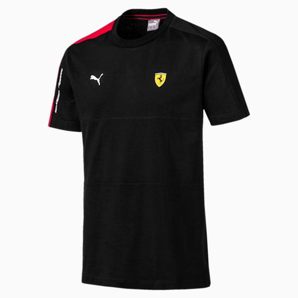 Scuderia Ferrari Men's T7 Tee, Puma Black, extralarge