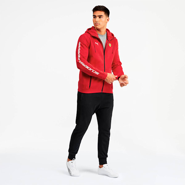 Scuderia Ferrari Men's Hooded Sweat Jacket | PUMA