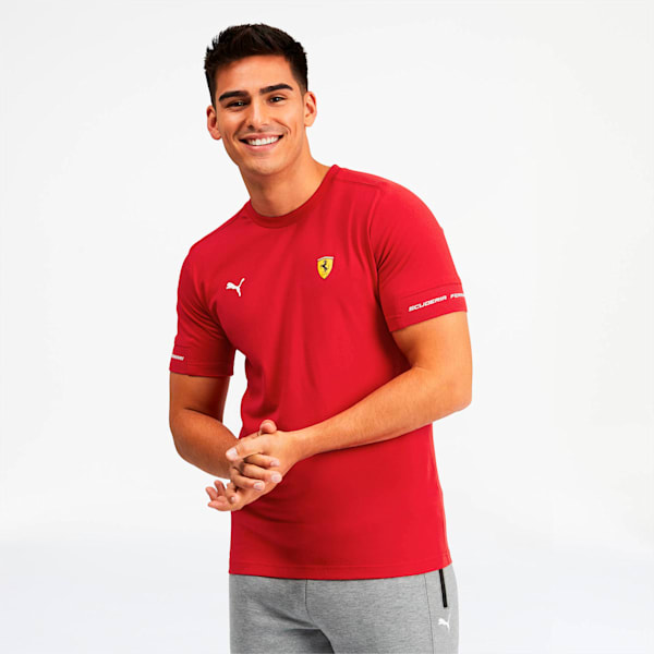 Scuderia Ferrari Men's Tee, Rosso Corsa, extralarge