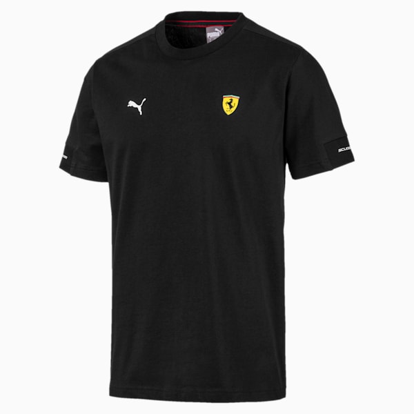 Scuderia Ferrari Men's Tee, Puma Black, extralarge
