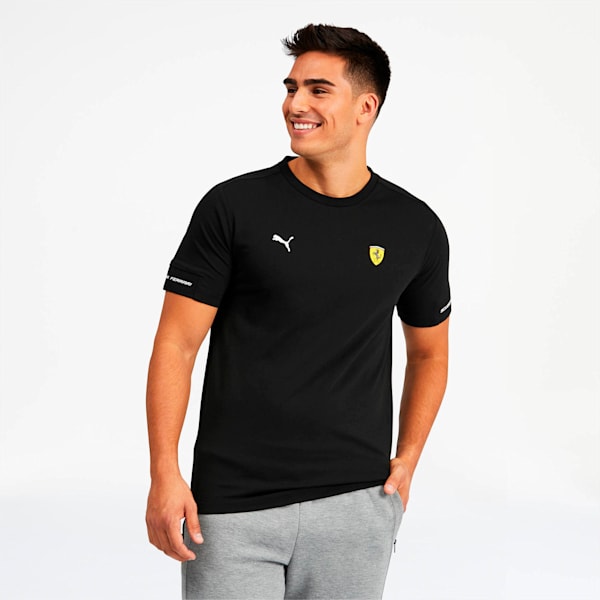 Scuderia Ferrari Men's Tee, Puma Black, extralarge
