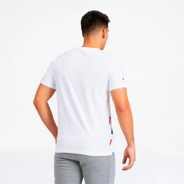 BMW M Motorsport Men's Graphic Tee, Puma White, extralarge