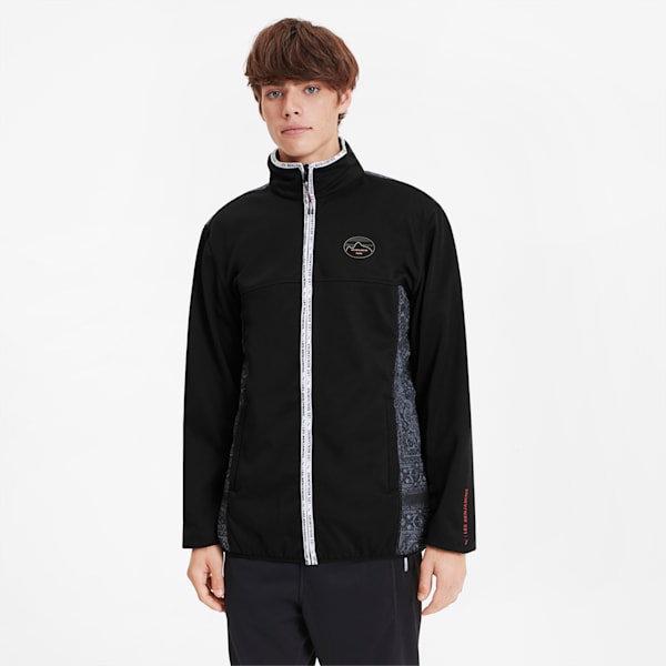 PUMA x LES BENJAMINS Men’s Track Top, Puma Black, extralarge