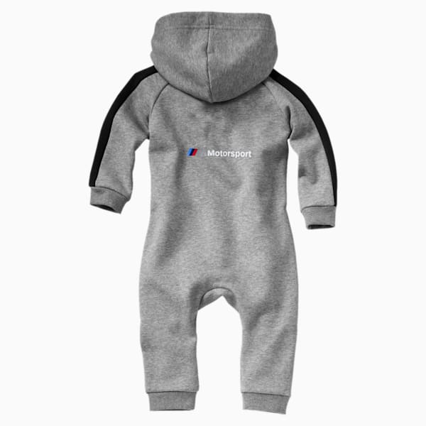 BMW M Motorsport Infant + Toddler Jumpsuit, Medium Gray Heather, extralarge