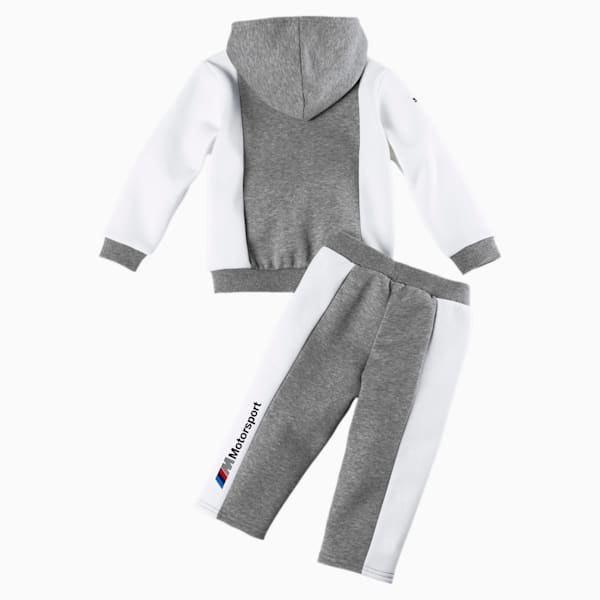 BMW M Motorsport Infant + Toddler Jogger Set, Medium Gray Heather, extralarge