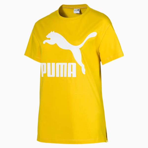 Classics Women's Logo Tee, Sulphur, extralarge