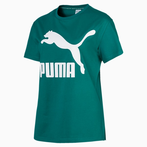 Classics Women's Logo Tee, Teal Green, extralarge