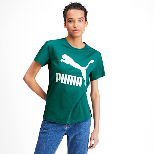 Classics Women's Logo Tee, Teal Green, extralarge