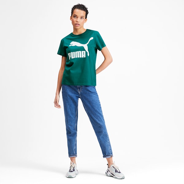 Classics Women's Logo Tee, Teal Green, extralarge