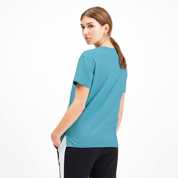 Classics Women's Logo Tee, Milky Blue, extralarge