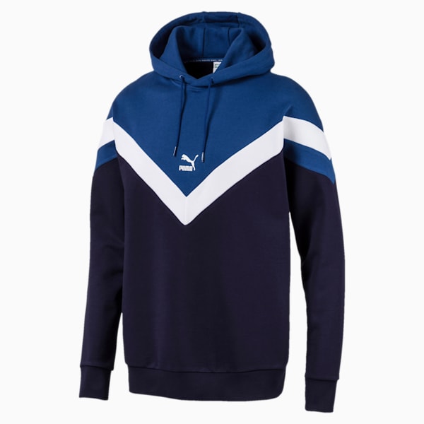 Iconic MCS Men's Hoodie, Peacoat, extralarge