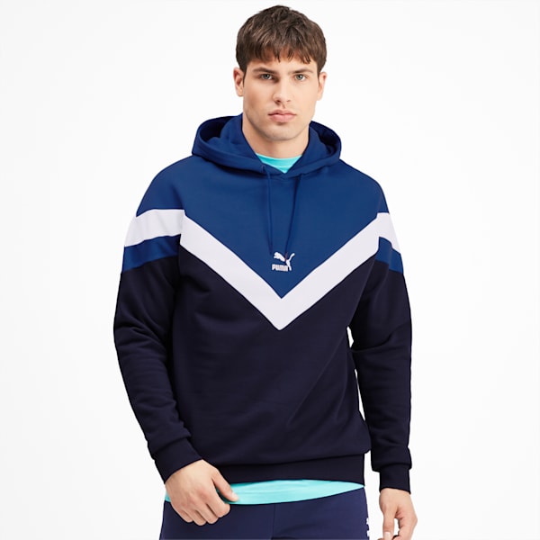 Iconic MCS Men's Hoodie, Peacoat, extralarge