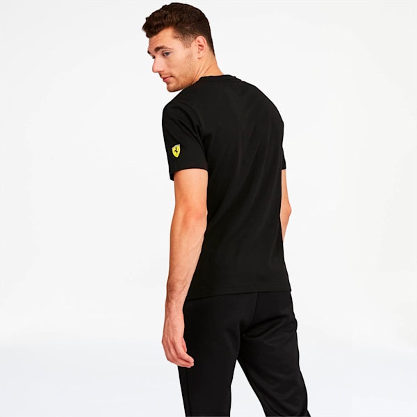 Scuderia Ferrari Big Shield Men's Tee, Puma Black, extralarge