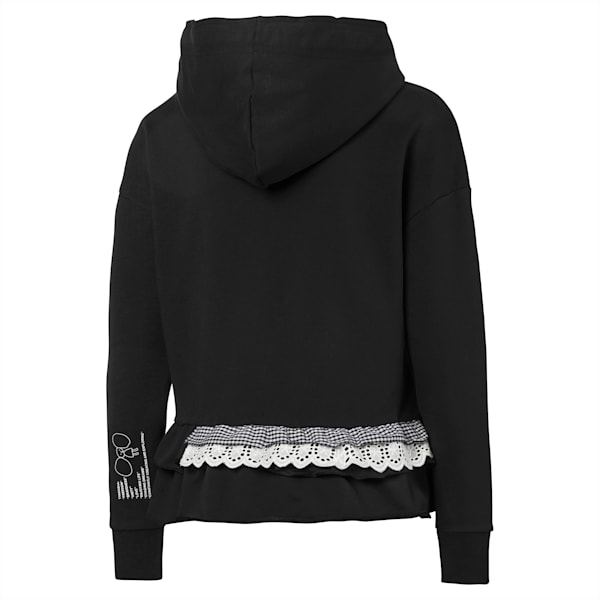 PUMA x TYAKASHA Women's Hoodie, Cotton Black, extralarge