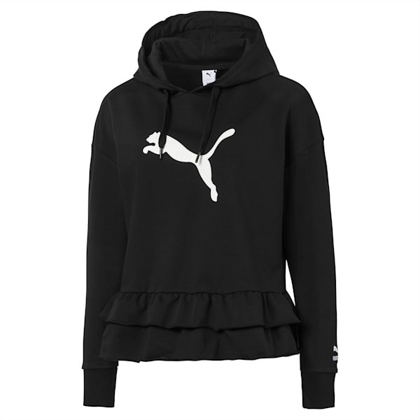 PUMA x TYAKASHA Women's Hoodie, Cotton Black, extralarge