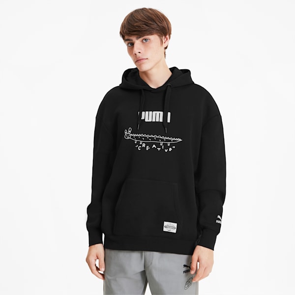 PUMA x TYAKASHA Men's Hoodie, Cotton Black, extralarge