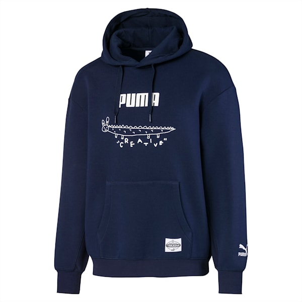 PUMA x TYAKASHA Men's Hoodie, Peacoat, extralarge