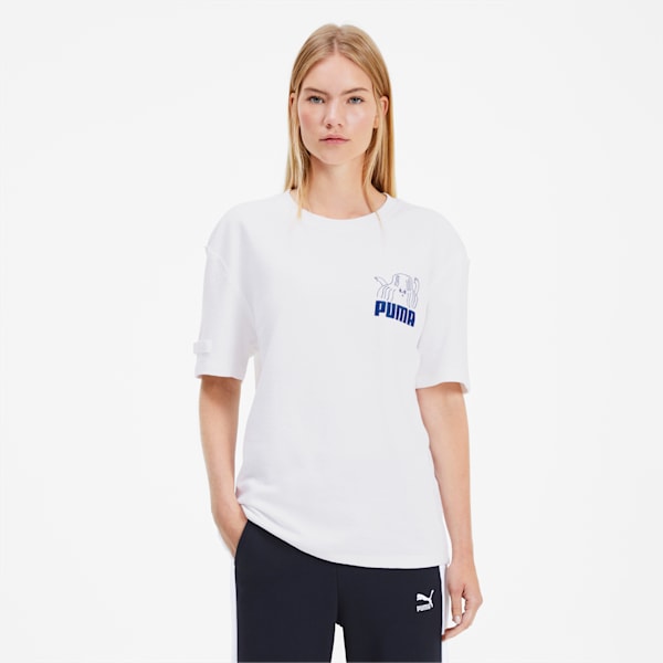 PUMA x TYAKASHA Tee, Puma White, extralarge