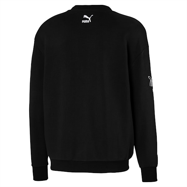 PUMA x TYAKASHA Men's Crewneck, Cotton Black, extralarge